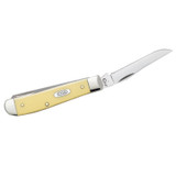 KNIFE #00029 YELLOW SYNTHETIC CHROME VANADIUM MINI TRAPPER