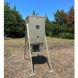 HIT LIST STAND & FILL BROADCAST FEEDER 650 LBS (GALV)