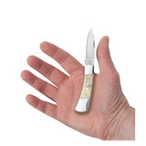 KNIFE #20030 SMOOTH YELLOW BONE TRAPPER