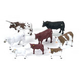 BIG COUNTRY TOY 8 PIECE COW SET