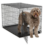 48" CONTOUR SINGLE DOOR DOG CRATE, MID-WEST