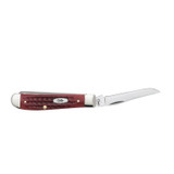 KNIFE #00784 POCKET WORN OLD RED BONE