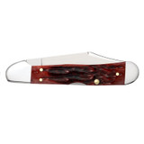 KNIFE #25134 MAHOGANY BONE PEACH SEED JIG MINI COPPERLOCK