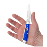 KNIFE #16400 ROYAL BLUE SYNTHETIC SMOOTH TRAPPER