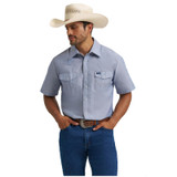 2370331 WESTERN CHAMBRAY SHORT SLEEVE WORKSHIRT, CLASSIC FIT, CHAMBRAY