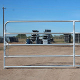 GATE, 5 BAR RANGER HEAVY DUTY PASTURE GATE, GALVANIZED 1 5/8" TUBING