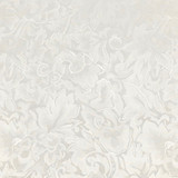 WILD RAG, JACQUARD WHITE 100% SILK RAG