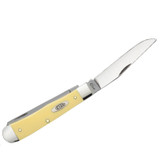 KNIFE #00161 YELLOW SYNTHETIC CHROME VANADIUM TRAPPER