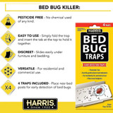 HARRIS EGG KILL AND RESISTANT BED BUG KIT, BLKBB-KIT KILLS PYRETHROID RESISTANT BED BUGS