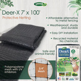 DEER-X NETTING 7'X100', 3/4" MESH