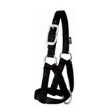NYLON GOAT HALTER-3/4" MEDIUM BLACK