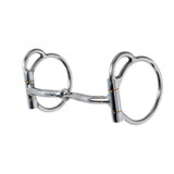 TRAIL DEE-3/8" STAINLES DOUBLE 5 SNAFFLE