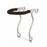 HACKAMORE WITH GUM RUBBER COVERED BIKE CHAIN NOSEBAND