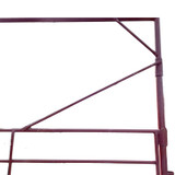 BOW GATE, 6'X10' PANEL, PIPE ENTRANCE (FULL 10' GATE W/ FRAME) BOW GATE