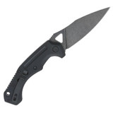 KNIFE COBRATEC BLACK AUTO FOLDING RYKER- COBRATEC KNIVES
