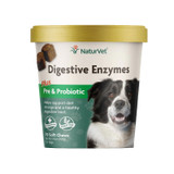 NUTRAVET DIGESTIVE ENZYMES PLUS PRE & PROBIOTIC CHEWS 70COUNT
