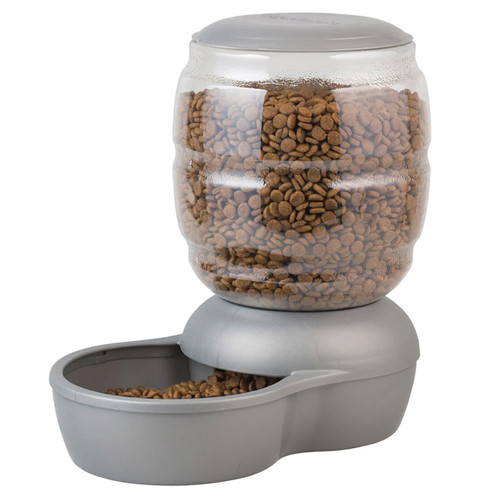 REPLENDISH 5# FEEDER, PEARL SILVER GRAY, DOG FEEDER DO24491 REPLENDISH 5# FEEDER, PEARL SILVER GRAY, DOG FEEDER DO24491