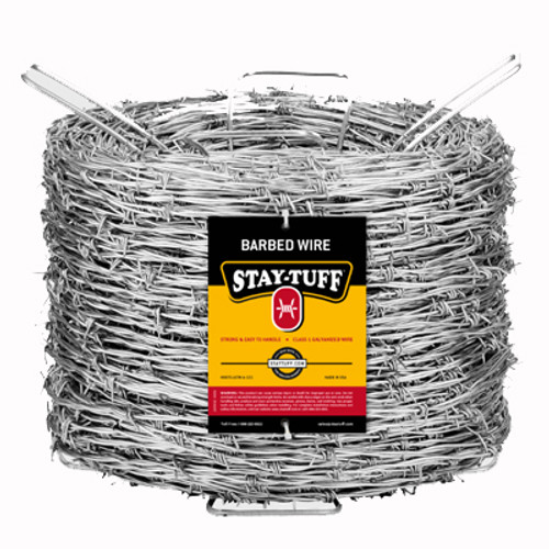 BARBED WIRE STAY-TUFF,12.5GA 4PT, LOW CARBON BARBED WIRE, CLASS 1 BARBED WIRE STAY-TUFF,12.5GA 4PT, LOW CARBON BARBED WIRE, CLASS 1