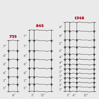 STAY-TUFF FIELD FENCE 1348-6-330