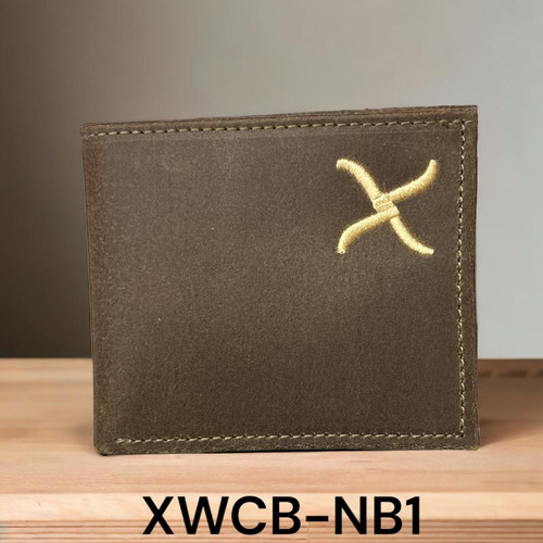 TWISTED X WALLET, BIFOLD, DISTRESSED, TAN X