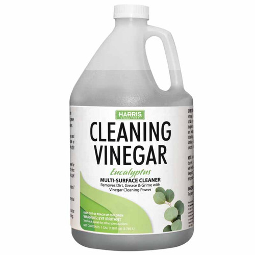 HARRIS CLEANING VINEGAR 1Gal, COMMERICAL GRADE MULTI-SURFACE CLEANER, EUCALYPTUS SCENTED HARRIS CLEANING VINEGAR 1Gal, COMMERICAL GRADE MULTI-SURFACE CLEANER, EUCALYPTUS SCENTED