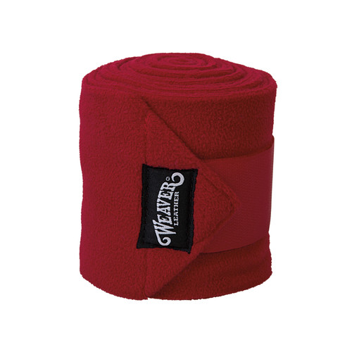 POLO LEG WRAPS, SET OF 4- RED