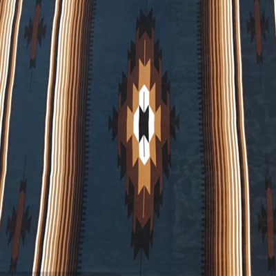 WILD RAG, 20" AZTEC TEAL AND TAN