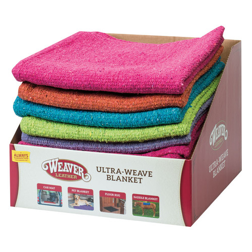 WEAVER ULTRA WEAVE SADDLE BLANKETS, ASSORTED COLORS