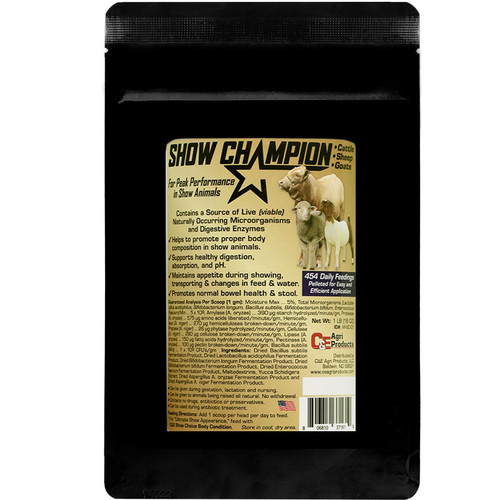 C&E SHOW CHAMPION FOR CATTLE, SHEEP, & GOATS 1lb PELLETED FORM