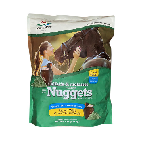 MANNA PRO ALFALFA & MOLASSES NUGGETS 4lb