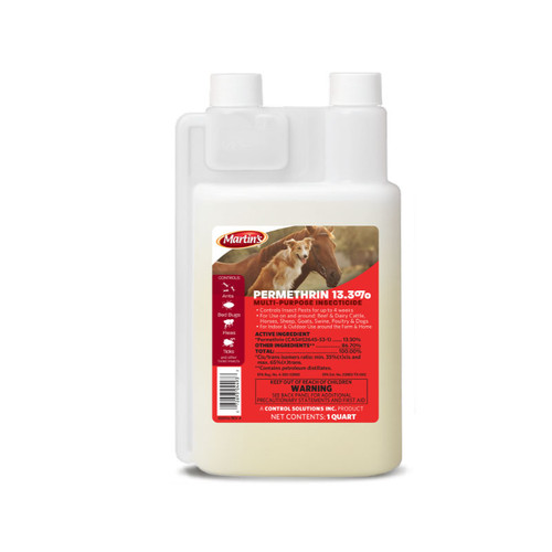 MARTIN'S PERMETHRIN 13.3%, MULTI-PURPOSE INSECTICIDE 32oz MARTIN'S PERMETHRIN 13.3%, MULTI-PURPOSE INSECTICIDE 32oz