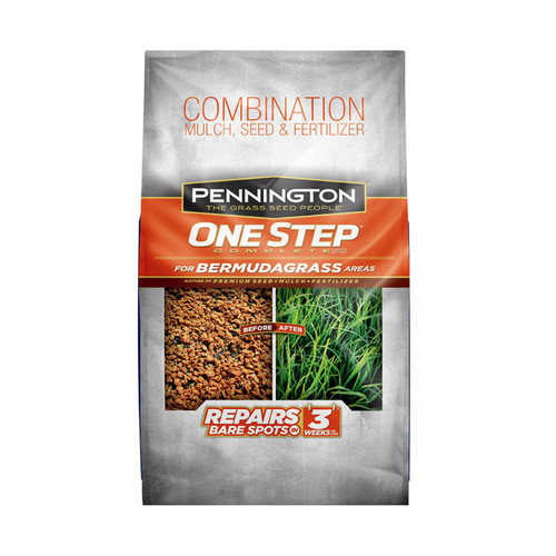 PENNINGTON ONE STEP COMPLETE BERMUDAGRASS SEED, MULCH, FERTILIZER 5#