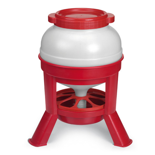 35 LB  PLASTIC DOME FEEDER