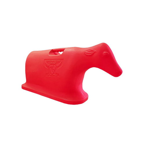 7K SOMETHING CALF - BREAKAWAY AND CALF ROPING PRACTICE DUMMY, RED