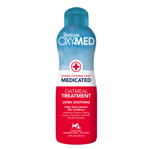 TROPICLEAN OXY-MED MEDICATED OATMEAL TREATMENT 20oz