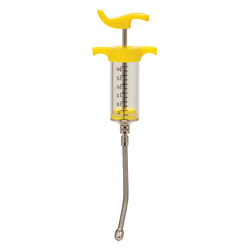 30 ML DRENCH GUN, YELLOW