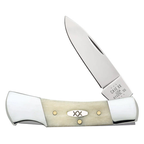 KNIFE #20030 SMOOTH YELLOW BONE TRAPPER