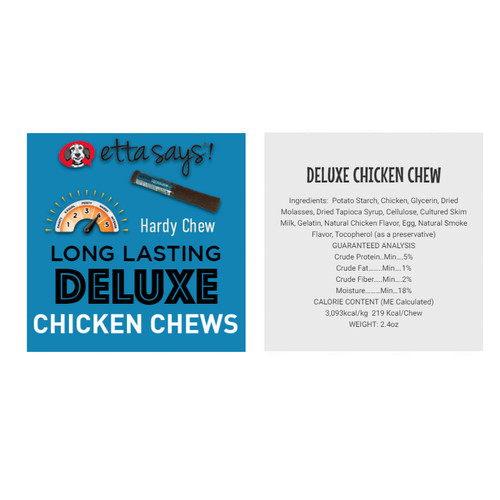 *D DELUXE 7" CHICKEN FALAVORED CHEW