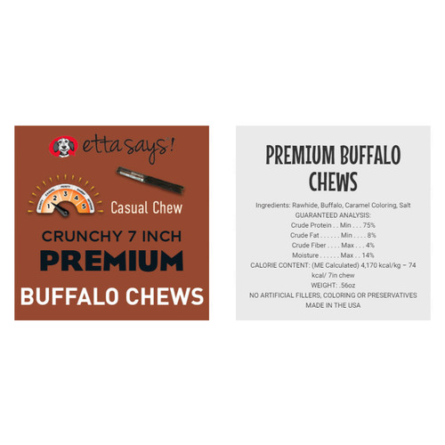 *D PREMIUM CRUNCHY 10" MEGA BUFFALO FALAVORED CHEW