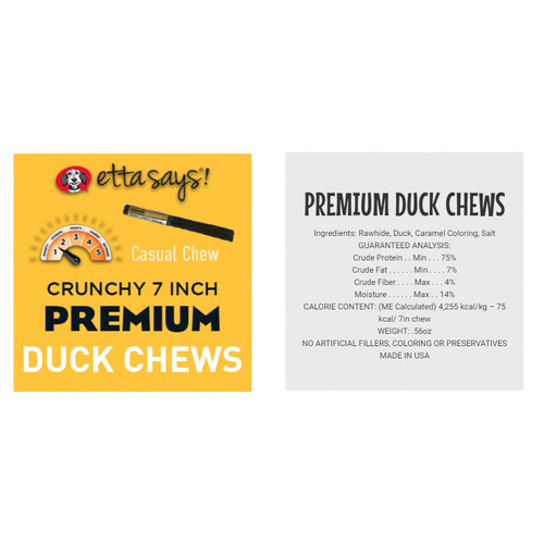 PREMIUM CRUNCHY 7" DUCK FALAVORED CHEW