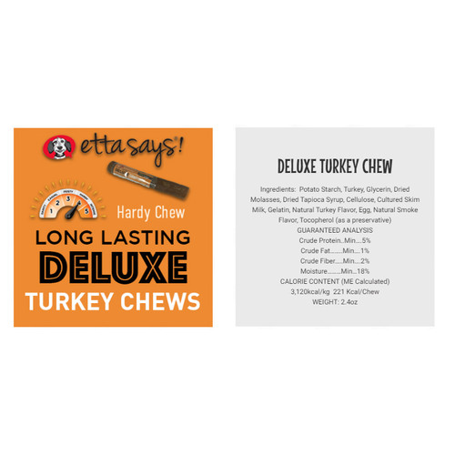 PREMIUM CRUNCHY 10" MEGA TURKEY FALAVORED CHEW