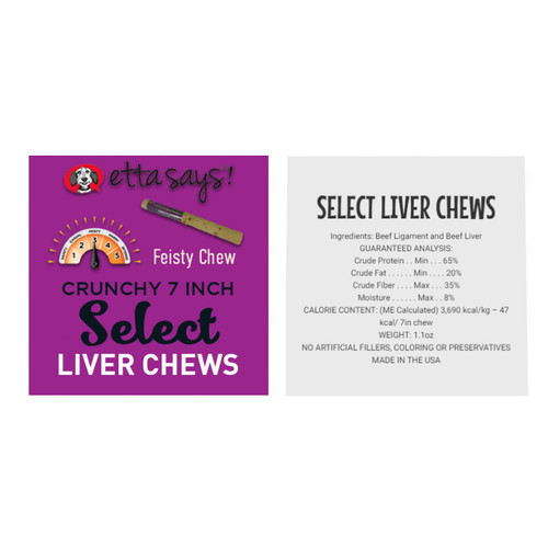 *D SELECT 7" LIVER FALAVORED CHEW