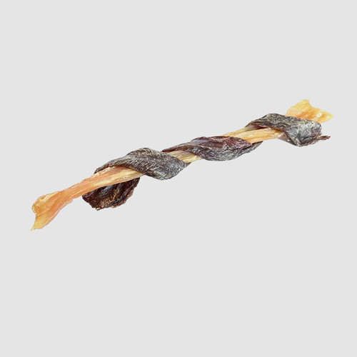 BEEF CHOMPER WRAPPED CHEEK STICK 8-10", HOME RANGE