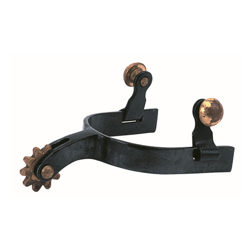 YOUTH SPUR WITH PLAIN BAND, 10 PT ROWEL, 25-7981