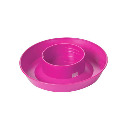 LITTLE GIANT MASON JAR BASE-SCREW ON #742 HOTPINK BASE FOR WATERER