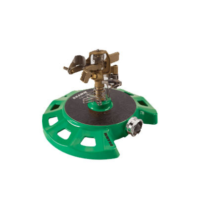 DRAMM COLORSTORM CIRCULAR BASE IMPULSE SPRINKLER, GREEN