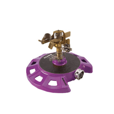 DRAMM COLORSTORM CIRCULAR BASE IMPULSE SPRINKLER, PURPLE