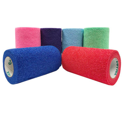 3M VETRAP/COFLEX FLEXIBLE BANDAGE 2"X5 LIGHT BLUE