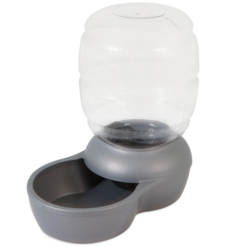 REPLENDISH 2.5 GAL WATERER, PEARL SILVER GRAY, DOG WATERER DO24518
