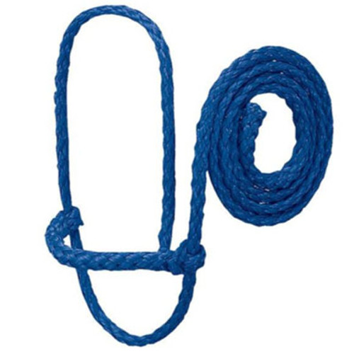 POLY ROPE SHEEP HALTER BLUE